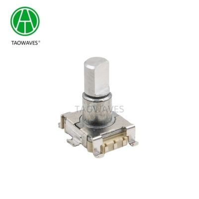 11mm 30000cycles Metal Shaft Incremental Rotary Encoder With Push Switch