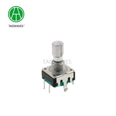 12mm Incremental Rotary Encoder With Push Button Axonia 12/24 Pulse Per 360 Degree