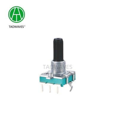 16 mm Encoder de eixo incremental rotativo com detecção de movimento do interruptor de empurrão