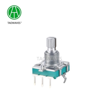 EC16 16 mm Encoder rotativo incremental eixo de metal eixo de manga sem interruptor 12/24 pulsos