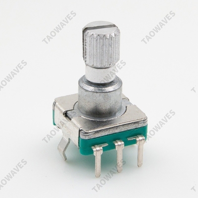 Encoder rotativo de eixo de metal EC11 com interruptor rotativo de botão de pressão da Taowaves