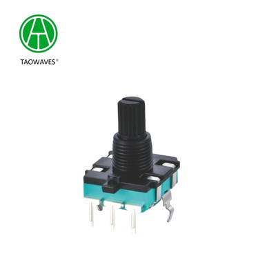 Codificador Rotativo Duplo com Carcaça Ec11 e Interruptor de Pressão
