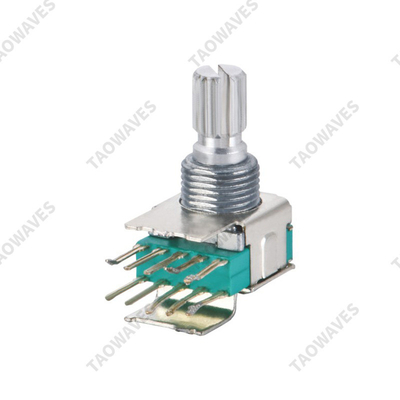 Encoder rotativo robusto com recurso de redefinição e botão durável para controle de áudio preciso
