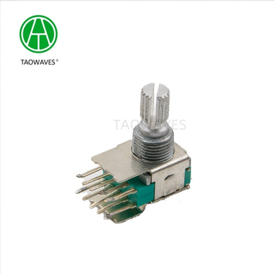 Encoder Rotativo de Alta Durabilidade com Função de Reset e Botão de Controle Preciso para Sistemas de Áudio