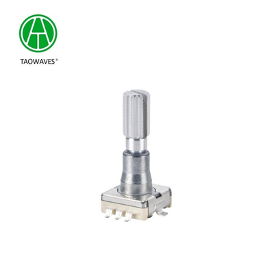Axonia Ec11e Série Plug-in Rotary Encoder Ec11e15244G1 Modelo 11mm Metal Shaft Single Shaft Knurled Switch Componente eletrônico